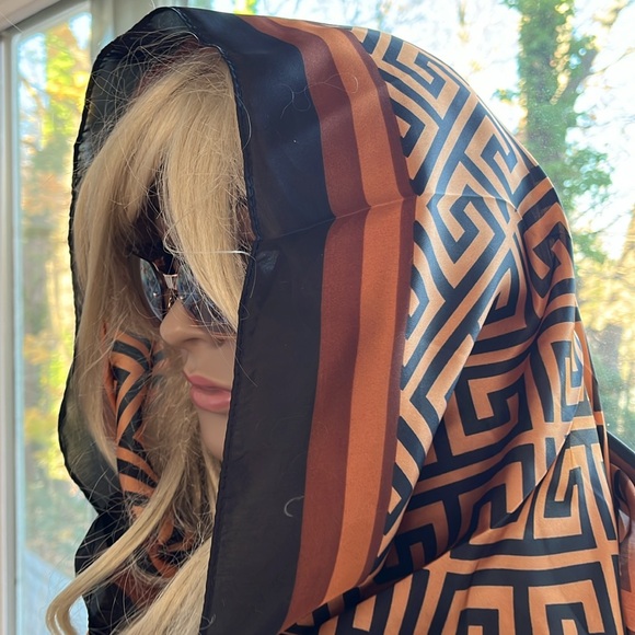 Monogram Scarf Shawl Wrap - Picture 2 of 4